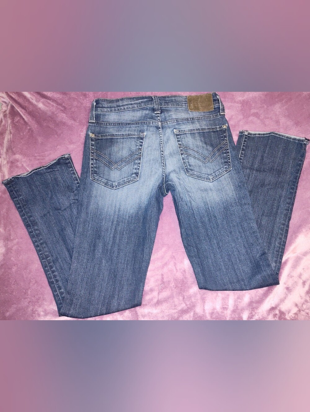 Men's Straight Cut Dark Denim Jeans